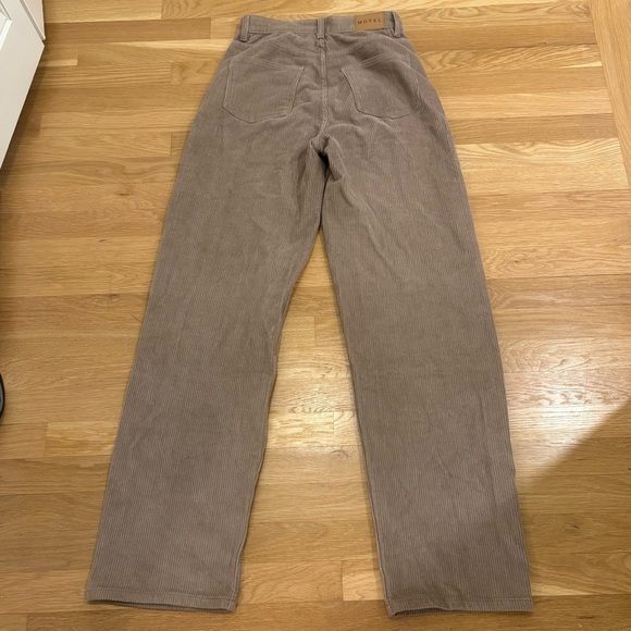 Motel Rocks Parallel Jeans Cord Smoke Size Extra Small - Picture 4 of 6